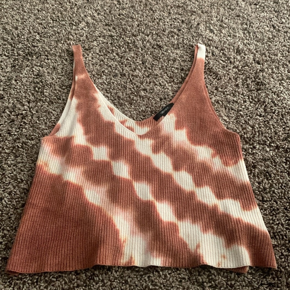 Tye dye crop tank